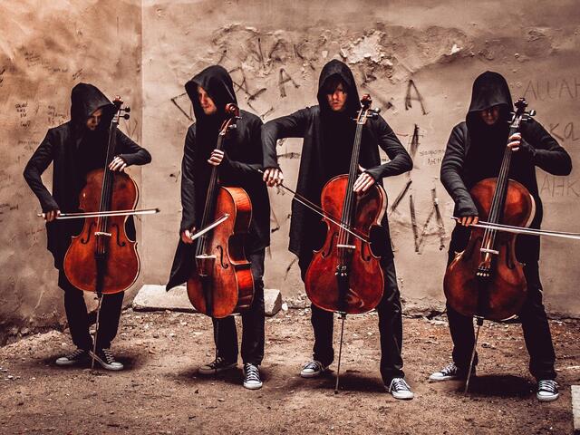 Изображение для афиши RockCellos: Мировые рок-хиты на виолончелях
